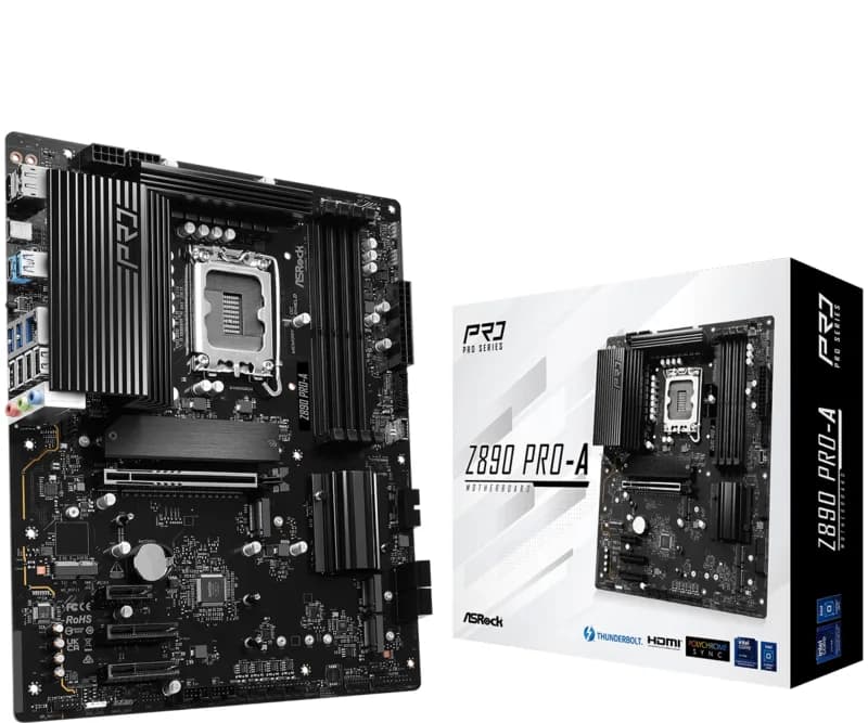 Placa de baza Asrock Z890 Pro-A, Socket 1851, DDR5, ATX