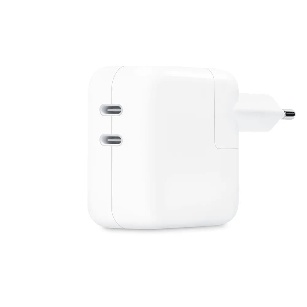 Incarcator de retea charger 2x USB-C without cable 35W White "MW2K3"
