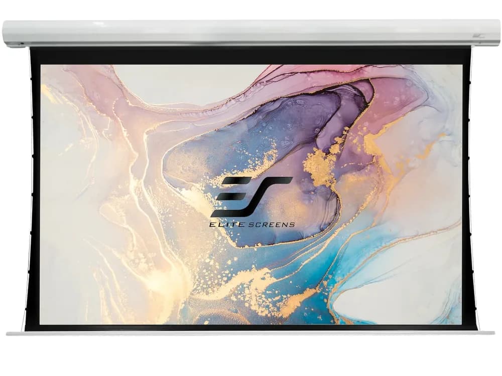 Ecran de proiectie electric tensionat, 244x137cm, EliteScreens Saker SKT110XHW-E24,format 16:9, drop 60cm