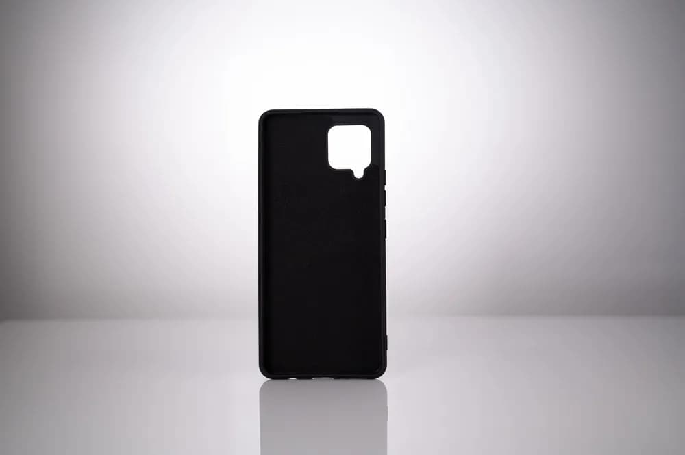 Husa Samsung Galaxy A42 Spacer, negru, grosime 2mm, material flexibil silicon + interior cu microfibra "SPPC-SM-GX-A42-SLK" — miniatură