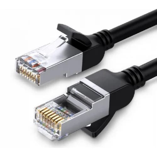 PATCH CORD UTP Ugreen Cat6, "NW101" fire din cupru, viteza maxima 1 Gbps, 3m, negru "50193" - 6957303851935