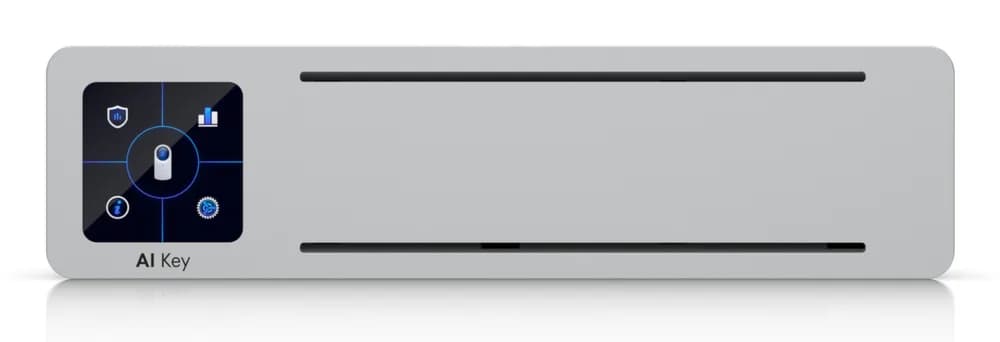 Ubiquiti AI-KEY Edge AI appliance that enhances any UniFi Protect deployment with proactive, AI-driven threat detection and alerting, capable of analyzing up to 1,800 smart detection events per hour "AI-KEY"