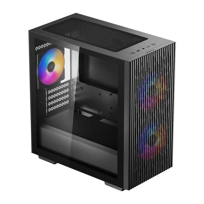 Carcasa DEEPCOOL MATREXX 40 3FS, RGB, Mini Tower, Black — miniatură
