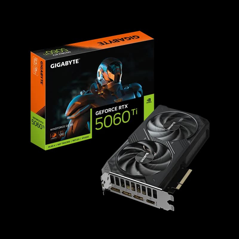 Placa video Gigabyte GeForce RTX 5060 Ti, 8GB GDDR7, PCI Express 5.0, 128-bit
