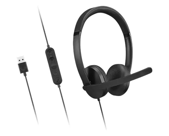 Lenovo USB-A Wired Stereo Headset Gen 2 "4XD1P83425" — miniatură