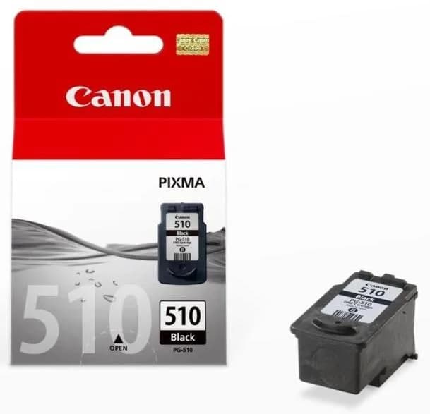 Cartus Cerneala Original Canon Black, PG-510, pentru Pixma IP2700|MP230|MP240|MP250|MP260|MP270|MP280|MP282|MP480|MP490|MP495|MX320|MX330|MX340|MX350|MX360|MX410|MX420, "2970B001AA"