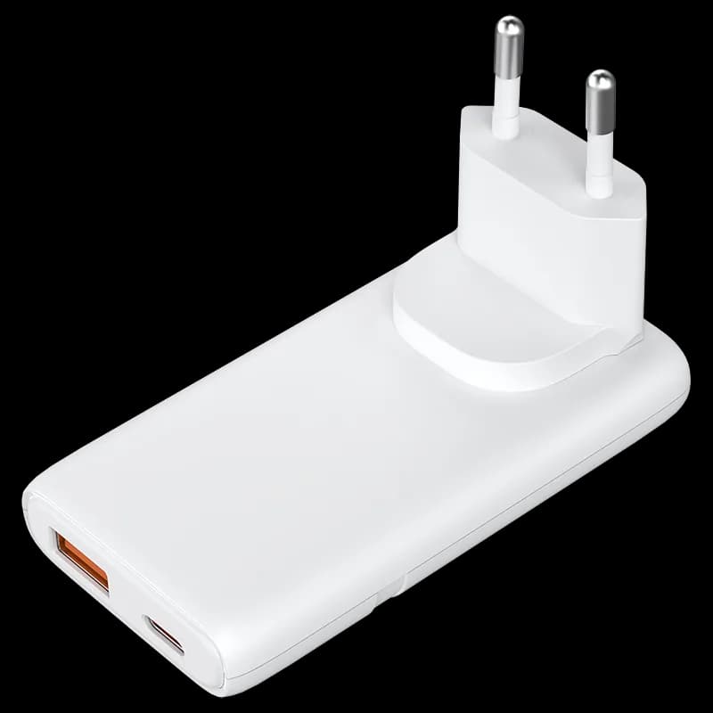 ALIMENTATOR retea 220V LOGILINK, universal, 1 x USB-C, 1 x USB-A, maxim 20V/3.25A, GaN 65W, tip travel: adaptor EU/UK/AU, suport OCP/OVP/OHP/SCP, compatibil EU/AUS/US/UK, alb, "PA0376" — miniatură