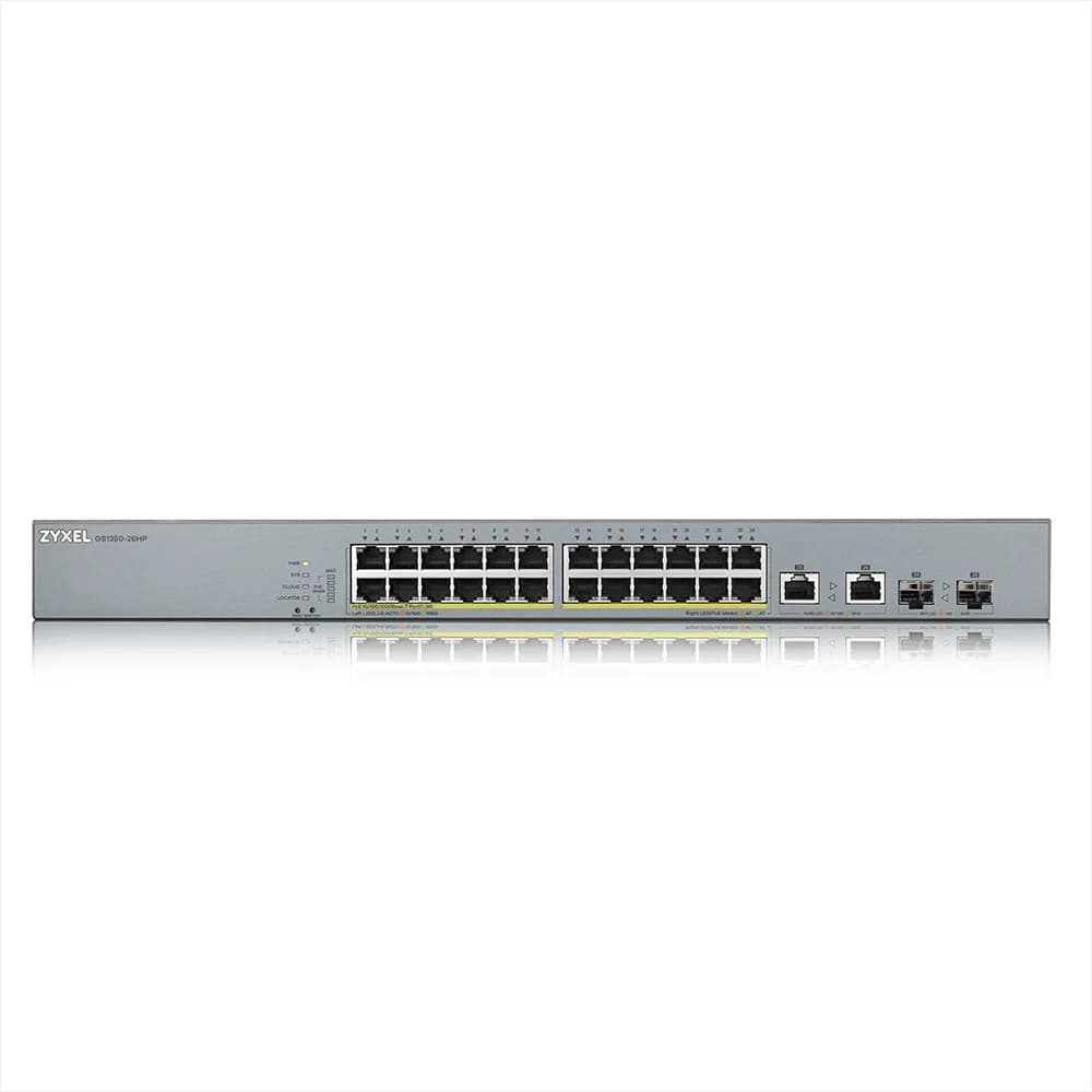 ZYXEL GS1350-26HP 24-PORT GBE POE SWITCH — miniatură