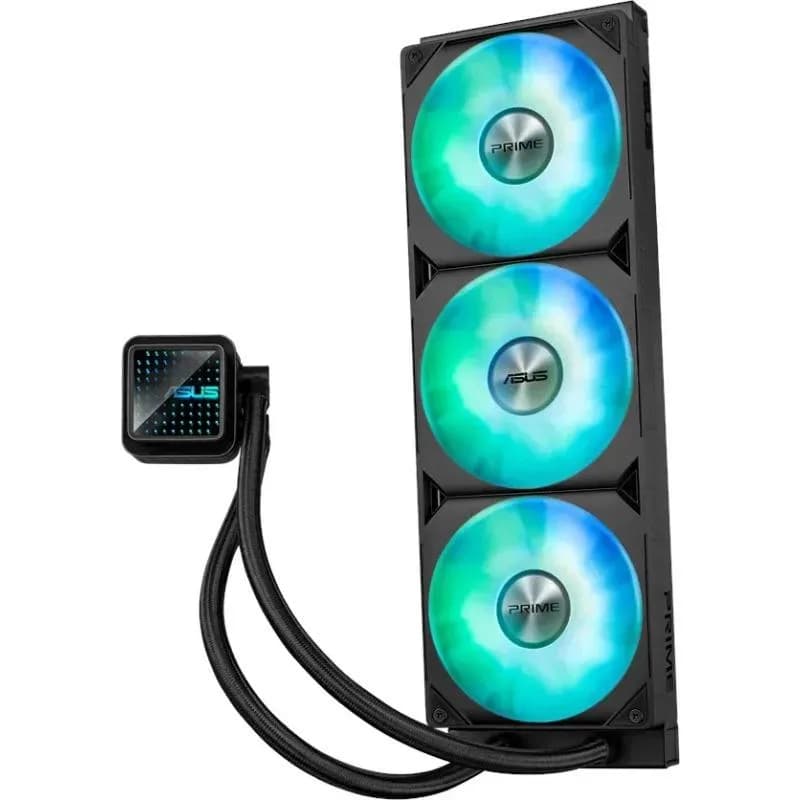 Cooler Procesor ASUS Prime LC 360 ARGB, Lichid, 12 cm, 3 ventilatoare, aRGB — miniatură