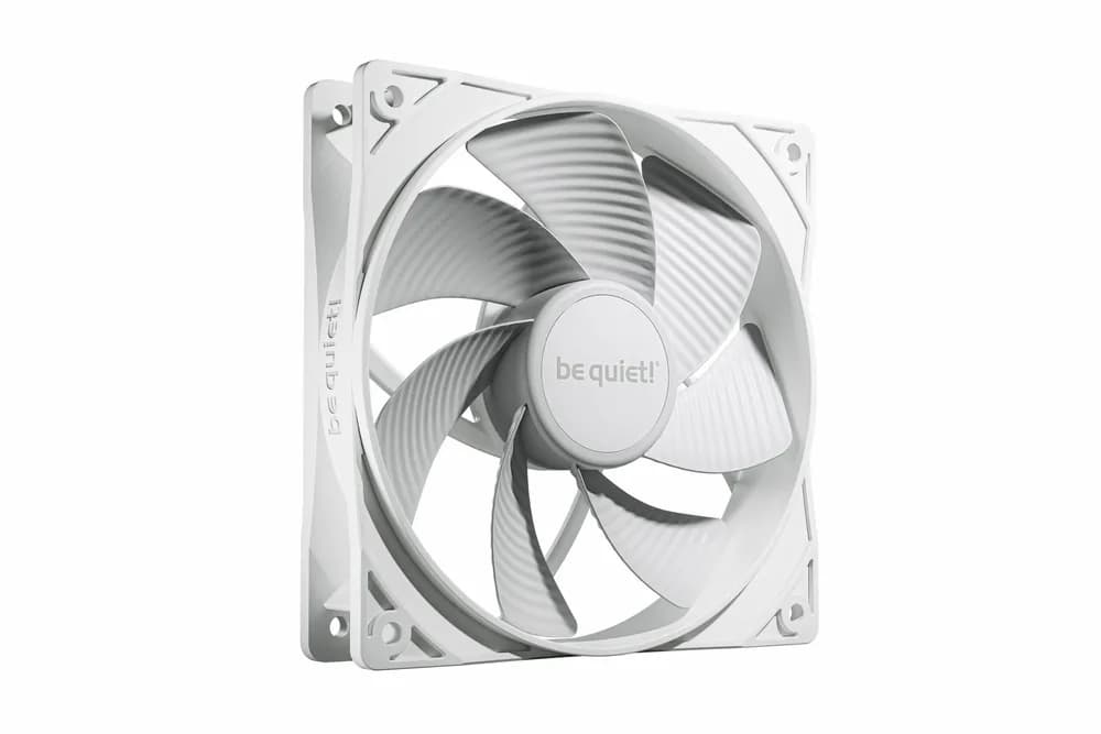 Set 3 ventilatoare be quiet "PURE WINGS 3", 120mm, 1500 RPM max, Rifle Bearing, 80 cfm, 4pin PWM, alb, "BL136"
