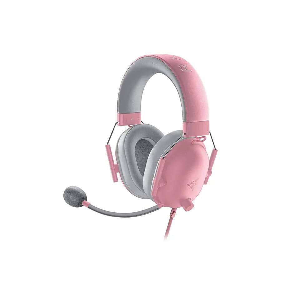 Casti Gaming Head-band Razer Blackshark V2 X, Wired, noise-canceling, Roz — miniatură