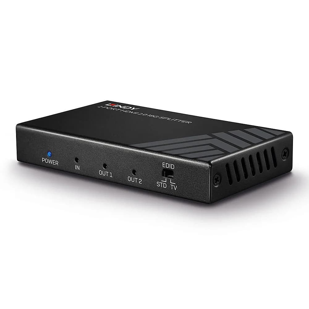 Splitter HDMI 18G cu 2 porturi, Lindy 38235