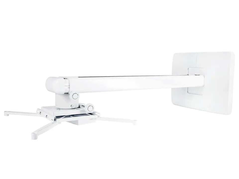 Suport videoproiector perete Multibrackets MB-0339, reglabil 600- 1300 mm, max. 25 kg, alb