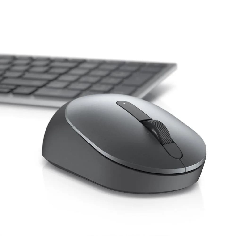 Kit Wireless tastatura si mouse Dell KM7120W, taste numerice, Gri — miniatură