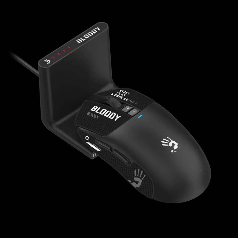 Mouse A4Tech, gaming, BLOODY WAVELINK FULL,SPEED DUAL MODE WIRELESS USB BLACK, "R72UltraDuo BLACK " 4711421 000970