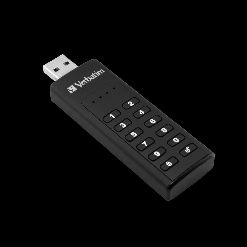 MEMORIE USB KEYPAD VERBATIM 32GB CU ENCRIPTIE AES 256-BIT USB 3.0, USB A "49427"