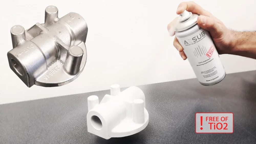 Spray pentru scanare 3D AESUB White – - 400 ml — miniatură