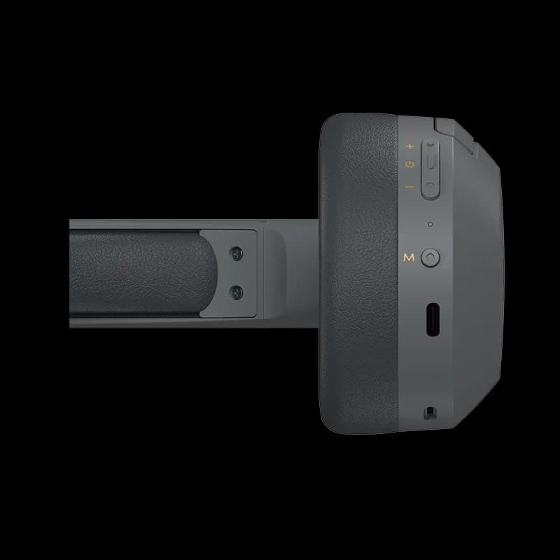 CASTI Edifier, wireless, cu fir, standard, utilizare multimedia, smartphone, microfon pe casca, conectare prin Bluetooth 5.2, USB-C, ANC, gri, "W820NB-PLUS-GR" — miniatură