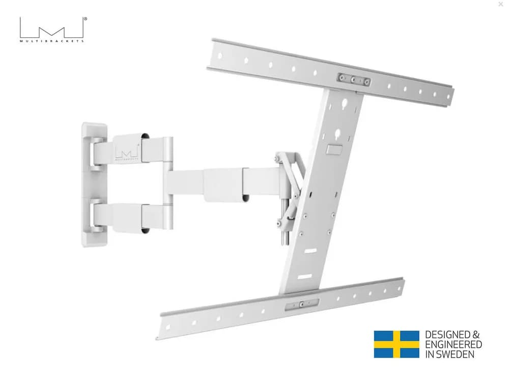 Suport TV de perete Flexarm Thin Multibrackets MB-6191, 32"-55", max.30 kg, alb