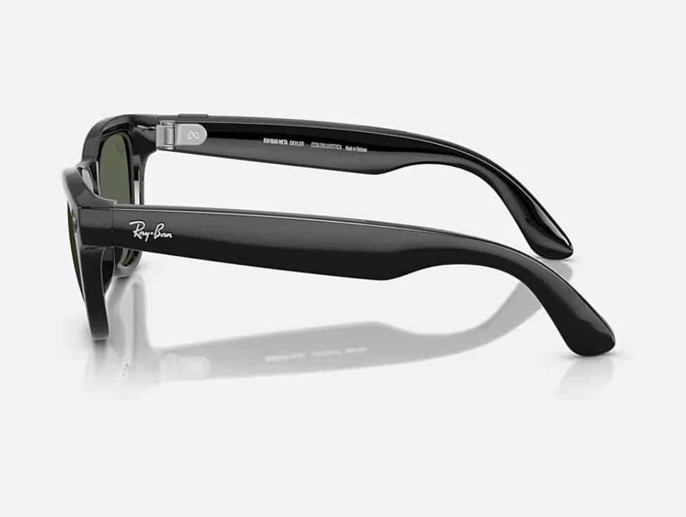 Ray-Ban Meta Skyler AI Glasses Black/Green G15 — miniatură