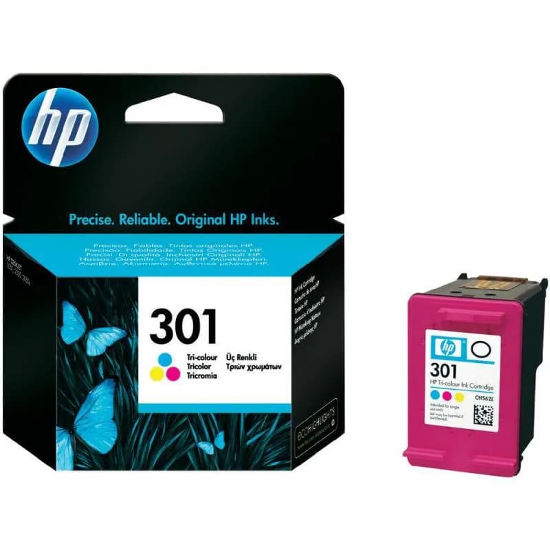 Cartus HP 301 Tri-color, Cyan, Magenta, Yellow
