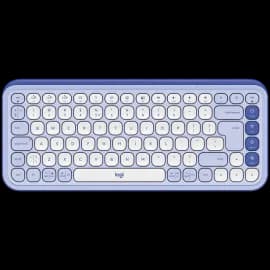 LOGITECH POP ICON KEYS - LILAC - US INTL - BT - INTNL-973 "920-013074" — miniatură
