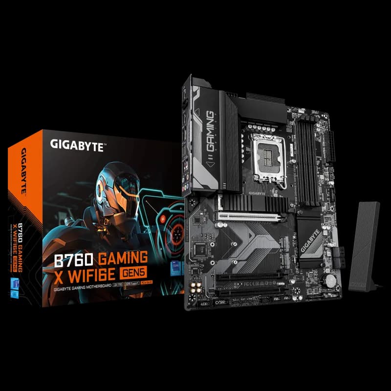 Placa de baza Gigabyte B760 GAMING X WIFI6E GEN5, Socket 1700, DDR5, ATX