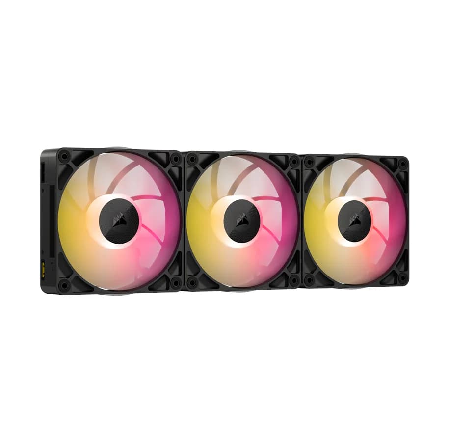 Ventilator Carcasa CORSAIR iCUE LINK RX120 MAX RGB, 12 cm, 2000 RPM, 3 ventilatoare, RGB