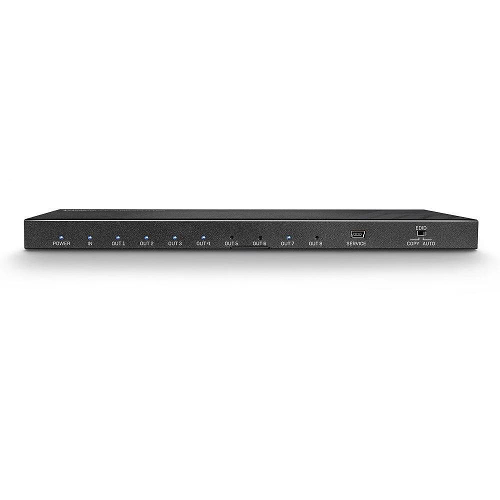 Splitter Lindy 8 Port HDMI 2.0, latime de banda suportata 18Gbps, rezolutie maxima 3840x2160@60Hz 4:4:4 8bit, negru — miniatură