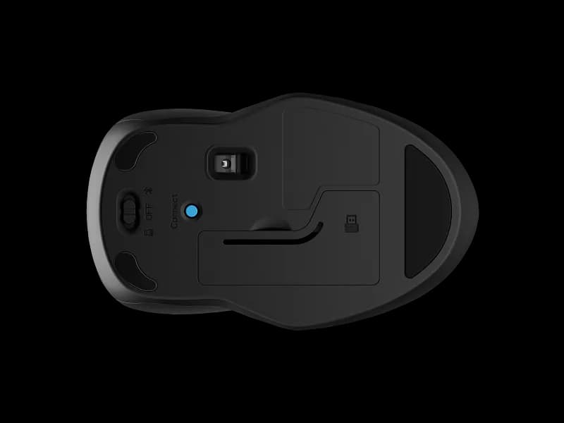 Mouse Wireless HP 255 Dual Wireless Mouse, 1600 dpi, Negru — miniatură