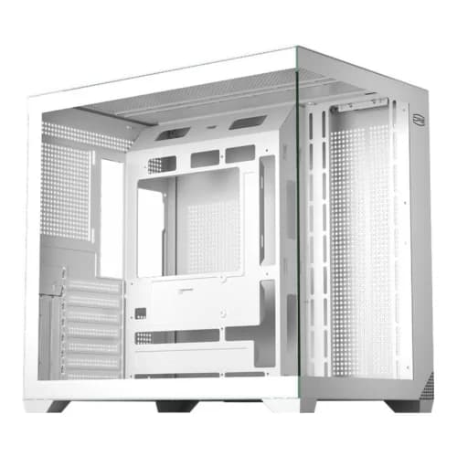 CARCASA PCCooler "C3 T700 Wh", middle tower, gaming, fara sursa, suporta 10xfan, USB Type-C x 1, USB 3.0 x 1, USB 2.0 x 1, audio+mic, 7 sloturi expansiune, alb, "C3 T700 WH"