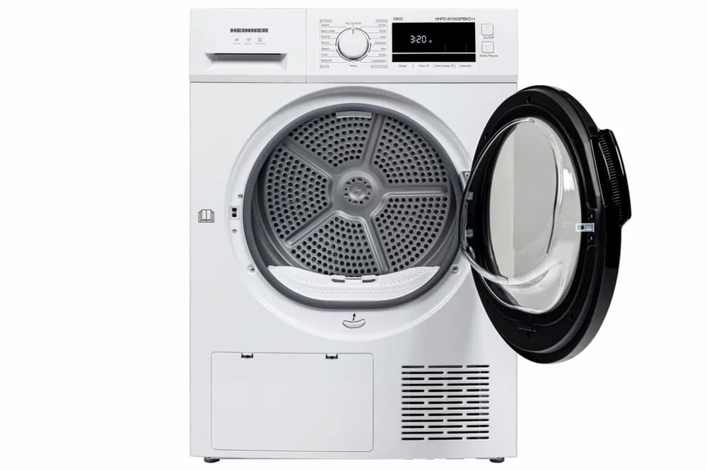 Uscator de rufe HEINNER HHPD-M10G5PBKD++, 10 kg, Clasa: D, Alb — miniatură