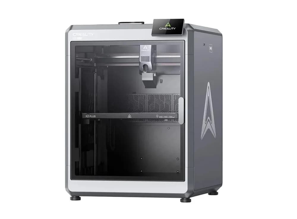Imprimanta 3D CREALITY K2 PLUS, Tehnologie FDM, Volum printare: 350*350* 350mm, Dimensiuni imprimanta: 495*515*640mm, Greutate: 35Kg, Viteza printare: 600mm/s max, Acuratete: 100mm±0.1mm, Inaltime strat: 0.05-0.3mm, Extruder: Dual-gear direct drive, Diametru filament compatibil: 1.75mm, Touchscreen — miniatură