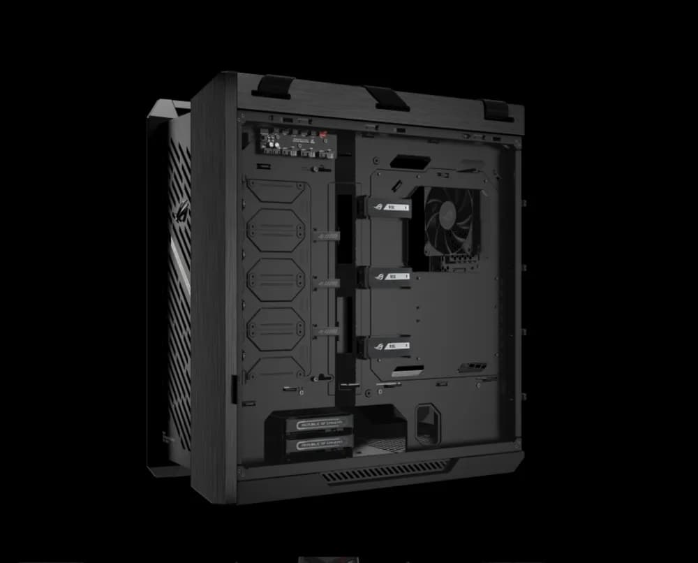 Carcasa ASUS ROG Strix Helios II GX601S, RGB, Mid Tower, Black — miniatură