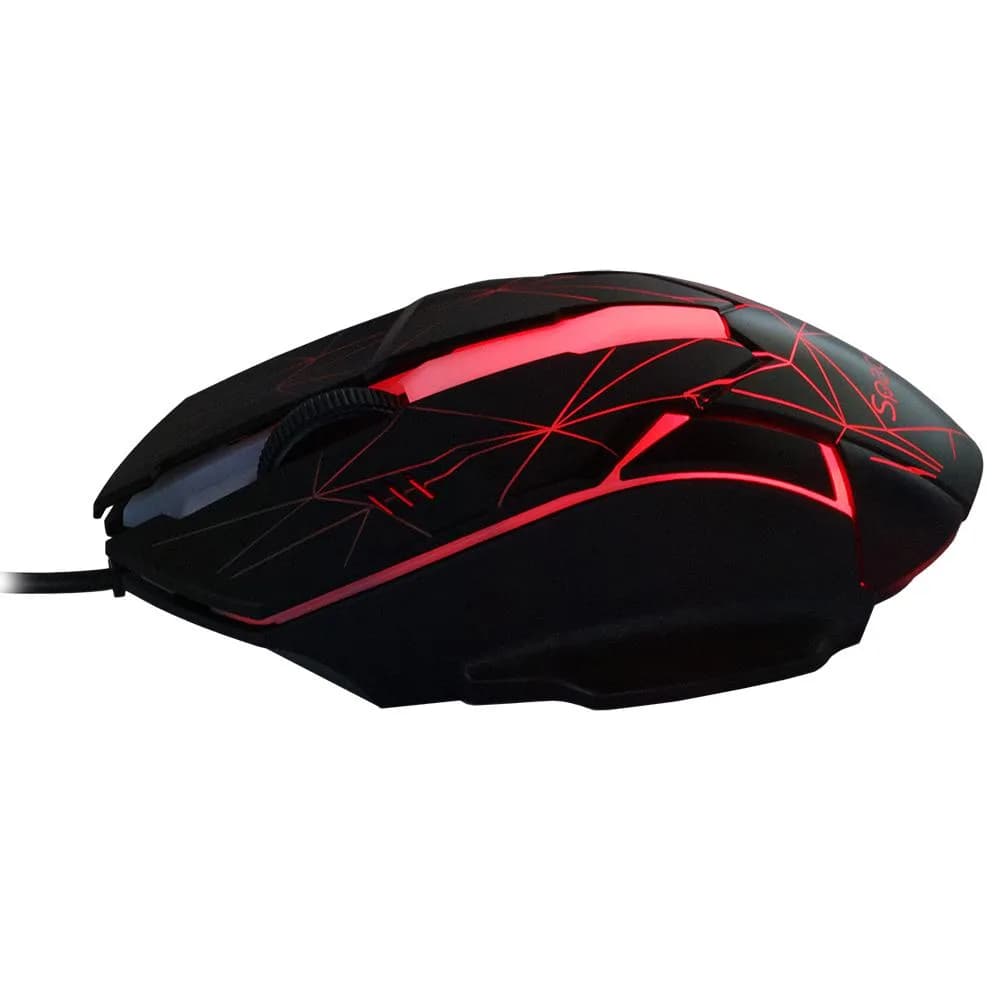 Kit Wired tastatura si mouse SPACER SP-GK-01, taste numerice, Negru — miniatură