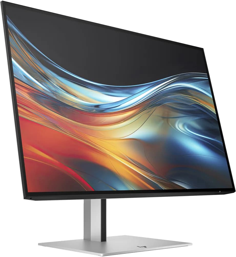 Monitor IPS LED HP 24" 724pn, WUXGA (1920 x 1200), HDMI, DisplayPort, Pivot, 5 ms, 100 Hz (Argintiu) "8X534AA#ABB" — miniatură