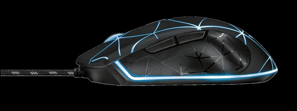 Mouse cu fir Trust GXT 133 Locx Illuminated Gaming Mouse — miniatură