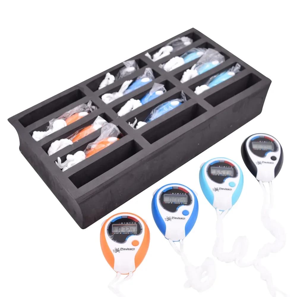 Set de 15 cronometre – culori asortate – pachet pentru clasă în cutie