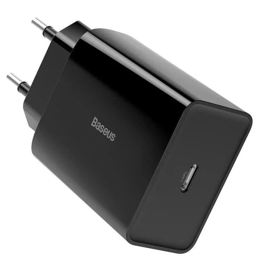 Incarcator Retea Baseus Speed Mini, 20 W, 1 port, Negru — miniatură