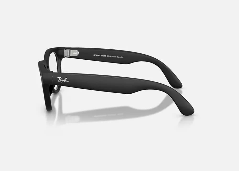 Ray-Ban Meta Headliner Gen 2 AI Glasses Matte Black/Clear RW4013 601SSB 50 — miniatură