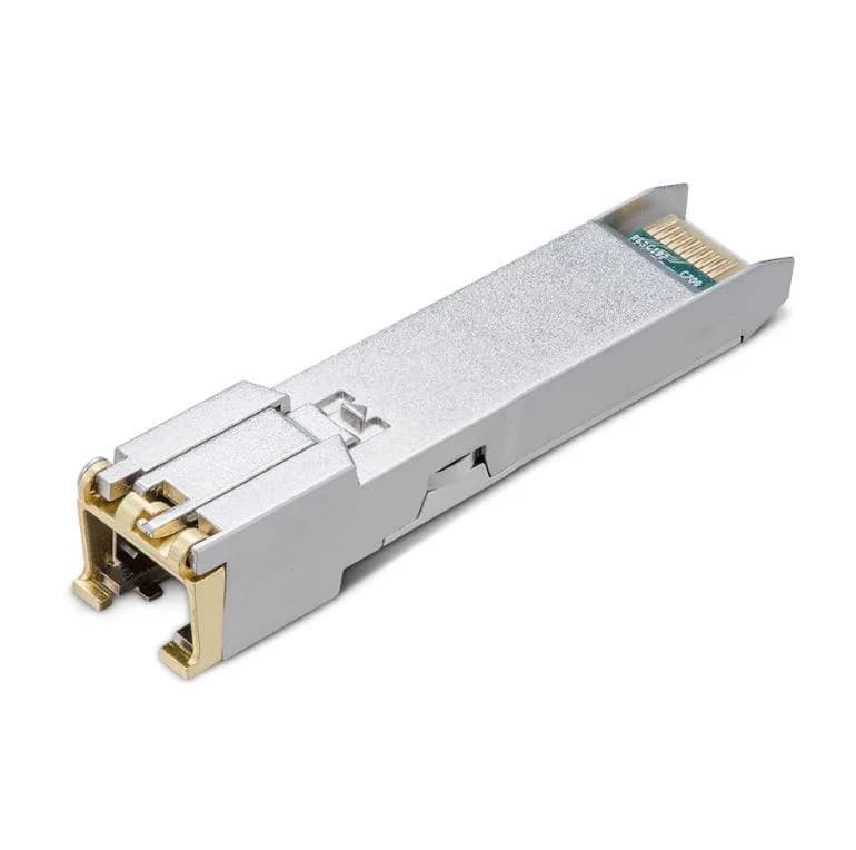 "10GBASE-T RJ45 SFP+ Module SPEC: 10Gbps RJ45 Copper Transceiver, Plug and Play with SFP+ Slot, Support DDM (Temperature and Voltage), Up to 30 m Distance (Cat6a or above)" — miniatură