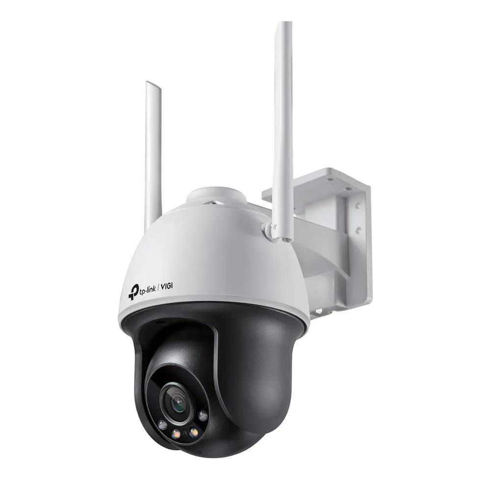 TP-LINK VIGI 4MP Outdoor PAN/TILT WI-FI Camera,VIGI C540-W(4mm),Senzor: 1/3", Lentila: 4mm, F1.6, Weatherproof: IP66, IR: 30m, Shutter speed: 1/3 to 1/10000 s, Unghi vizualizare: Orizontal: 79°, Vertical: 43°, Diagonal: 93°, Zoom digital, Rezolutie max: 2560 X 1440, Standarde wireless: IEEE