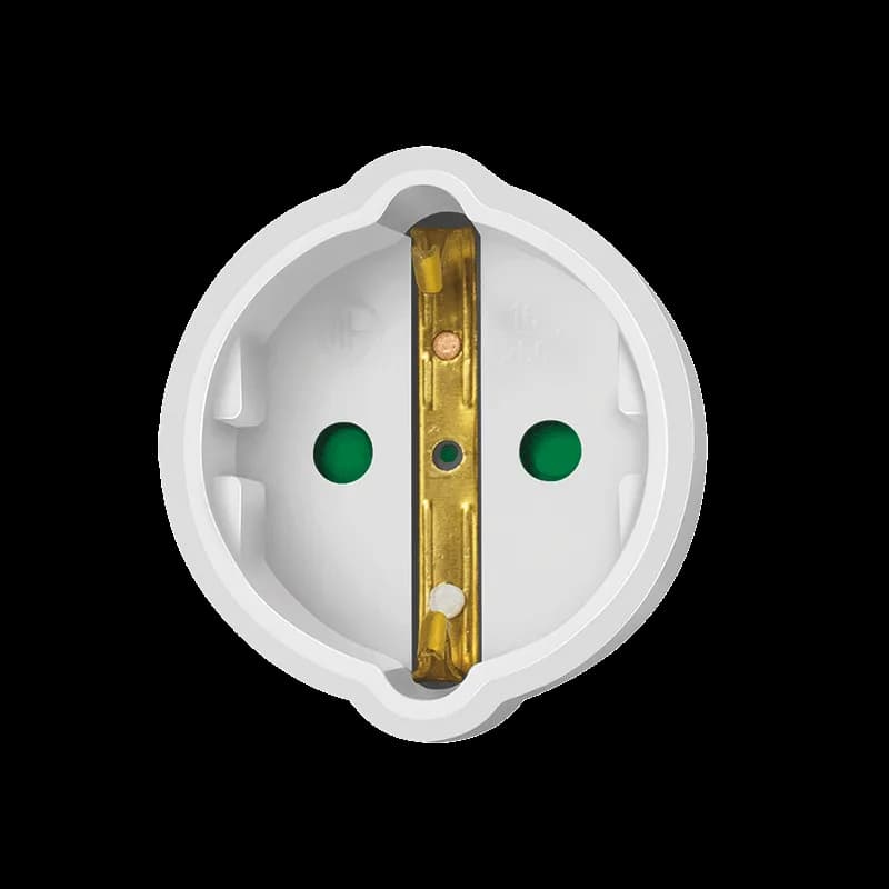CABLU alimentare LOGILINK prelungitor, 5m, intrare Schuko (T) plug, iesire Schuko (M) plug 90 grade, 16A, 3500W, 3x1.5mm2, white, "LPS106" — miniatură