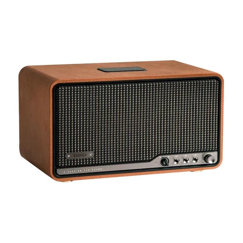 BOXE EDIFIER desktop bluetooth, RMS: 80W (2 x 15W, 1 x 50W), Bluetooth 5.4, AUX, Wi-Fi, USB-C, brown, "S300-BR" — miniatură