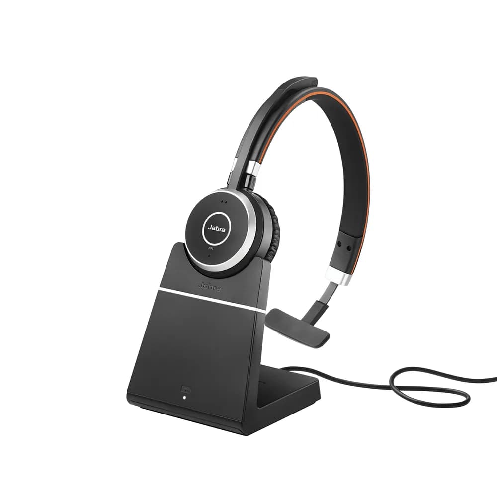 Casti cu microfon Jabra Evolve 65 SE Microsoft Stereo Stand, Bluetooth/USB + Link 380a (Negru) "6593-833-399"