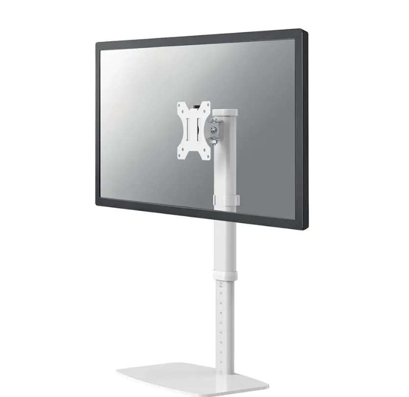 Suport dublu monitor de birou Neomounts FPMA-D890WHITE; pentru display- uri cu diagonale 10"-30", sistem de prindere VESA 75x75~100x100, greutate maxima suportata 6kg, full motion, tilt +80°, swivel 60°, rotate 180°; inaltime reglabila manual 360-540mm; culoare negru.
