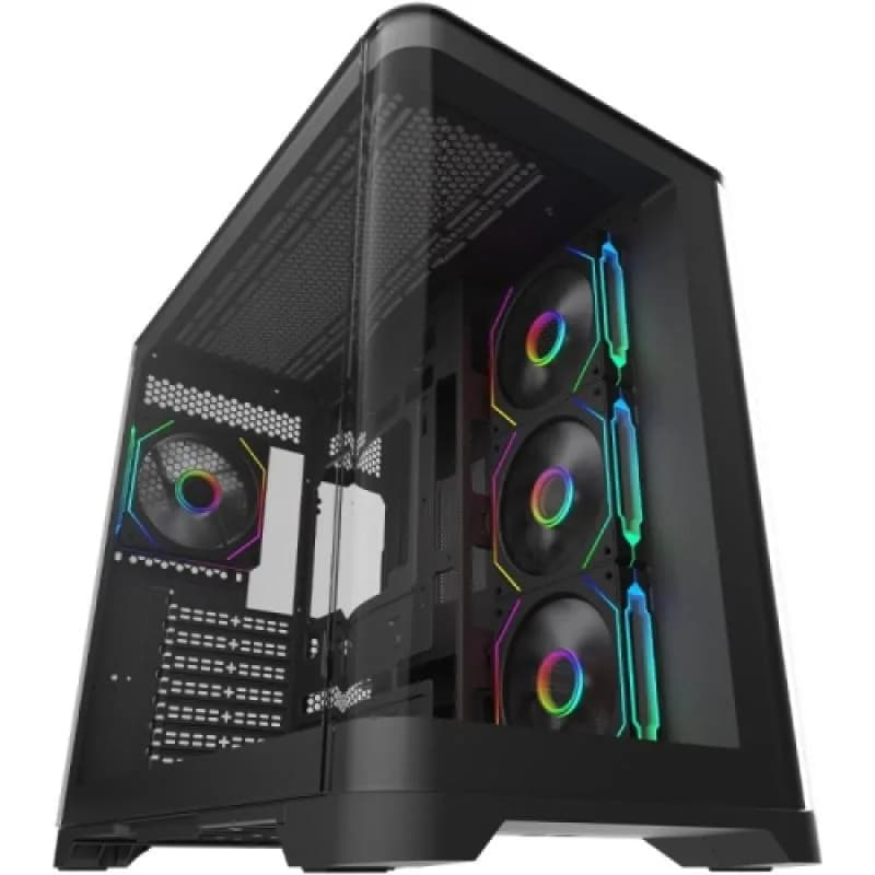 Carcasa AQIRYS Europa, RGB, Mid Tower, Black