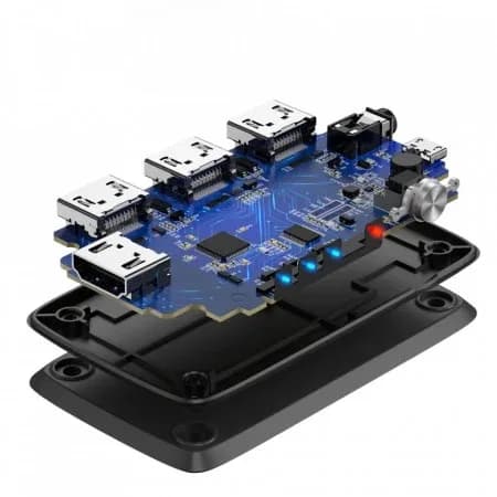 SWITCH video Ugreen, "CM332" 4K la 30Hz 3 x HDMI switch and HDMI splitter,negru,"80125"- 6957303881253 — miniatură