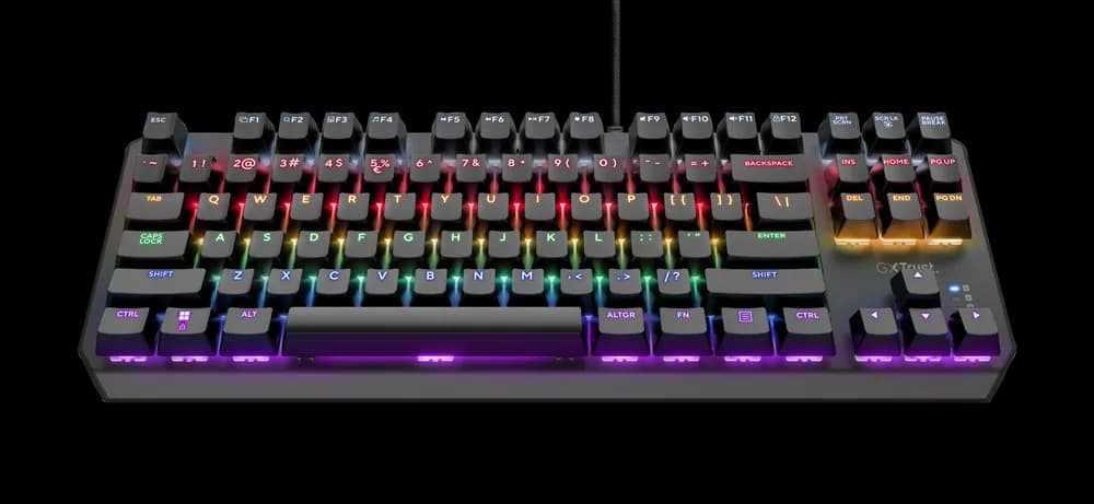 Tastatura Mecanica Gaming Trust GXT 834 Callaz, USB, negru — miniatură