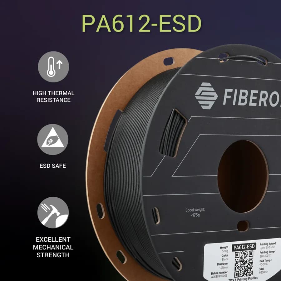 Filament Polymaker Fiberon PA612-ESD (FG08002) — miniatură